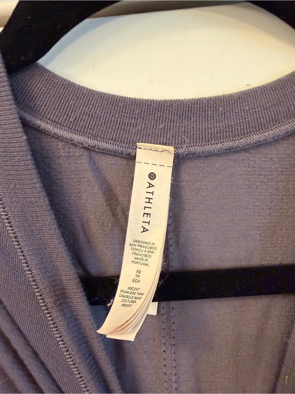 Athleta Ribbed Crew Tank Top - Picture 2 of 2